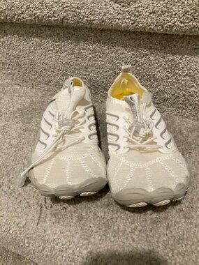 Water Shoe in White and Grey accents